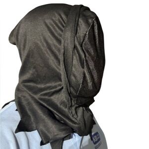 New black face cover face mask costume Halloween adult